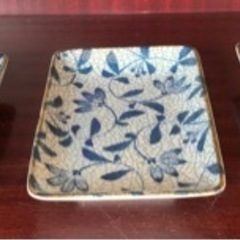 和食器・長角皿・平皿　　3枚組   の画像