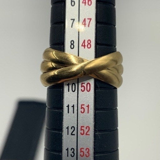 K18 18金　トリニティリング　5.2g 9号