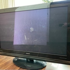 ※受け渡し先決定【ジャンク品】日立46型プラズマテレビ　の画像