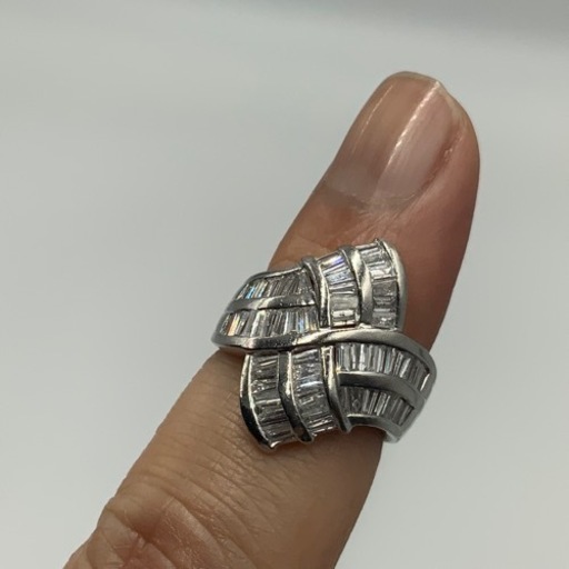 Pt900 プラチナ900 ダイヤモンドリング　1.5ct 7.7g