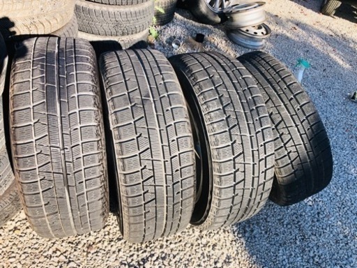 冬タイヤ 195/55R15 便利なアルミ付きスタッドレス4本組