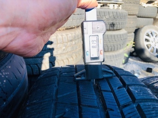 冬タイヤ 195/55R15 便利なアルミ付きスタッドレス4本組
