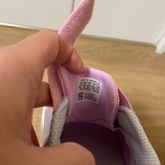 ☆adidas☆子ども用スニーカー☆ピンク☆23cm☆の画像