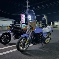 Kawasaki ゼファー400x fx仕様 エンジンgpz400f 紫パステル