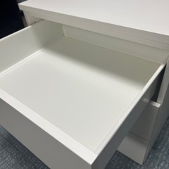 048 IKEA チェスト　3段　ほぼ未使用　北欧　ホワイトの画像