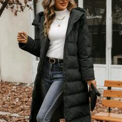 ノースフェイス激似 未使用 黒 ダウンコートの画像