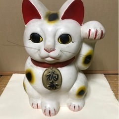 招き猫　貯金箱