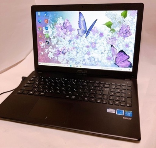 初期設定済 ASUS  大容量500GB WEBカメラ/DVDつき