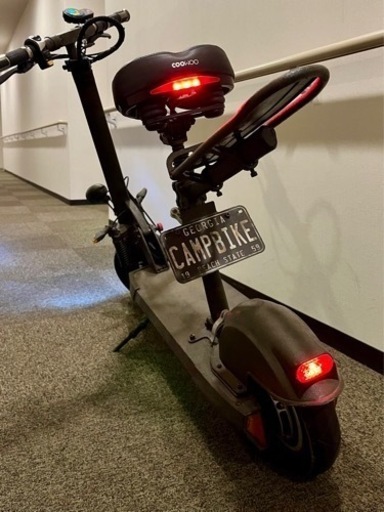 アーミーキャンプ仕様 電動バイク ボード 0.6kw 軽自動車税廃車済 原付第1種電 army