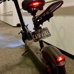 アーミーキャンプ仕様 電動バイク ボード 0.6kw 軽自動車税廃車済 原付第1種電 armyの画像