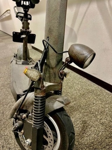 アーミーキャンプ仕様 電動バイク ボード 0.6kw 軽自動車税廃車済 原付第1種電 army