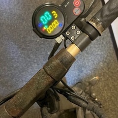 アーミーキャンプ仕様 電動バイク ボード 0.6kw 軽自動車税廃車済 原付第1種電 armyの画像