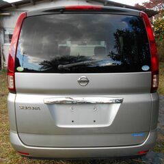 平成20年 C25 セレナ 後期型　予備権付き  2人乗 4ナンバー 19万円  年税金8800円 左電スラ ナビ CD DVD TV Bカメラ  作業車 車中泊等にの画像