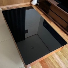 アルモニア ガラスローテーブル