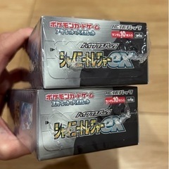 ポケモンカード　シュリンク付box 未来の一閃&シャイニートレジャーexの画像