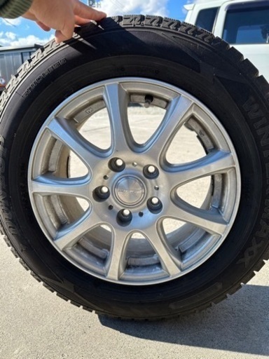 スタッドレス4本 195/65R15 ダンロップ ウィンターマックス 02