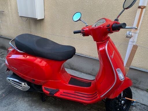 Vespa(ベスパ)LX125　レッド　ワンオーナー　走行距離250㎞以下