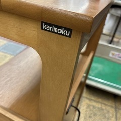 カリモク　電話台　の画像