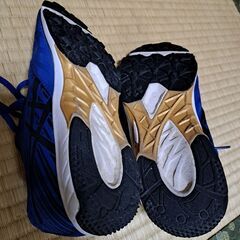 asics　アシックス　23センチ　ひも　男子　シューズ　LAZER BEAM レーザービームの画像