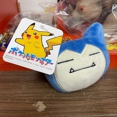 🎁　カビゴン　ポーチ型　ストラップ　ぬいぐるみの画像
