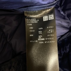 ユニクロ　ダウンの画像