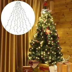 Salcar 2m×８本280球　電球色　クリスマスツリー用ライ...