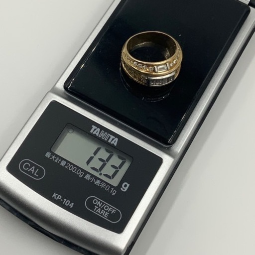 K18 pt900 ダイヤモンドリング　13.3g 2.31ct