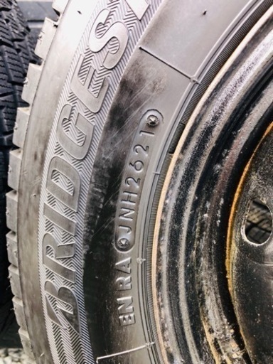 冬タイヤ 145R12 LT軽自動車用ホイール付 2021年製深溝スタッドレス 4本組
