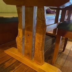 樹齢400年 トチの木 一枚板テーブル【最終値下げ】の画像