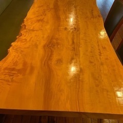 樹齢400年 トチの木 一枚板テーブル【最終値下げ】