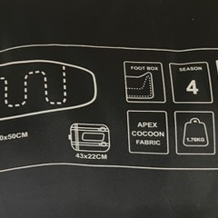 寝袋 オールシーズン対応 x2個の画像