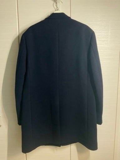 【未使用美品】Polo Ralph Laurenチェスターコート　ウール　紺色　メンズ　Lサイズ