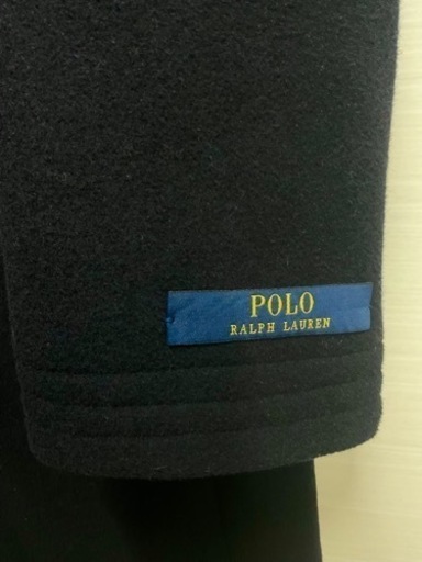 【未使用美品】Polo Ralph Laurenチェスターコート　ウール　紺色　メンズ　Lサイズ