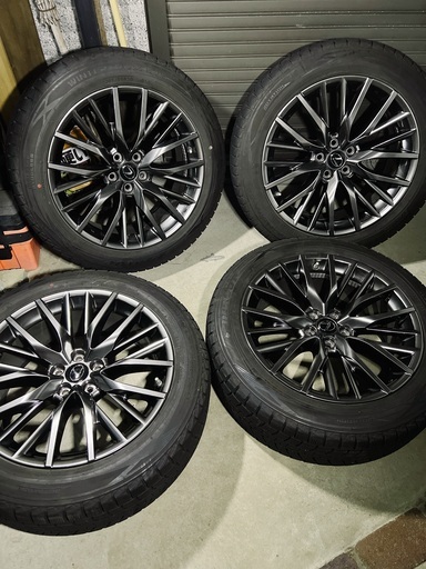 レクサスRX450h RX300 純正20インチスタッドレスタイヤホイールセット