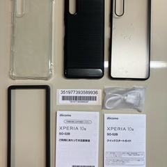 SIMロック解除済み＆そこそこ美品！「SONY Xperia 10 III SO-52B ブラック」の画像