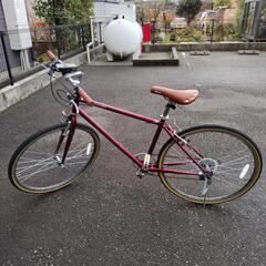 サイクルスポーツ自転車(赤色)