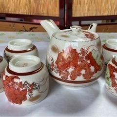 九谷焼　洋山　急須セット6点 茶器セットの画像