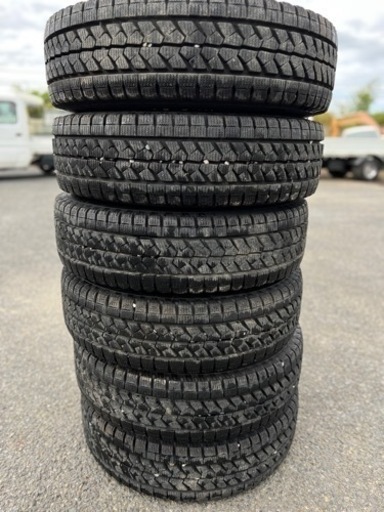 215/70R17.5 スタッドレス ブリヂストン ブリザック LT バリ溝 2022年製 6本セットキャンター ローザ等