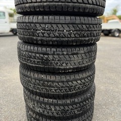 215/70R17.5 スタッドレス ブリヂストン ブリザック LT バリ溝 2022年製 6本セットキャンター ローザ等の画像