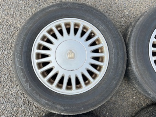 トヨタ 15クラウン 純正アルミホイール 15インチ 15×6.5JJ +50 アルミホイール 4本セット