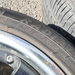 SHALLEN 165/50R15 PCD100 +23 +42 軽自動車 4穴 シャレン 深リム アルミ