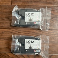 【値下げ】ブラザー　LC12　ブラック　互換インク　2個の画像