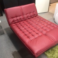 取引中 ☆人気 ニトリ ソファ ソファーベッド Nシールド レッド