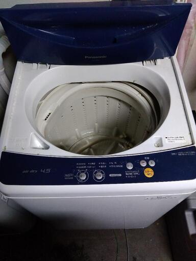洗濯機 4.5  パナソニック 中古 2010年
