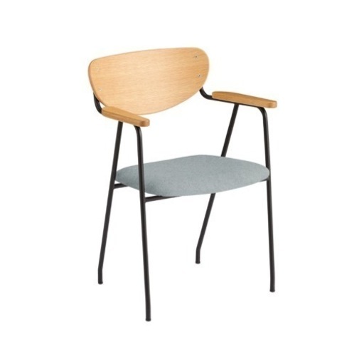 【新品！IDEE】DJANGO ARM CHAIR Black frame × Gray