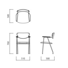 専用★美品★ IDEE DJANGO ARM CHAIR ブルー イス 椅子 ☆IDEE ONLINE数量限定 DJANGO ARM CHAIR Black frame YUNOKI Shimauma