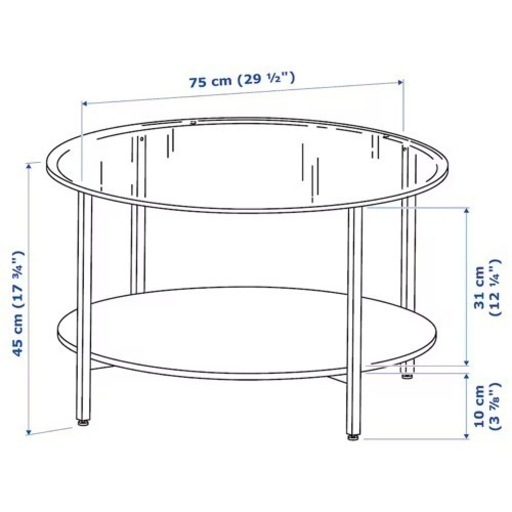 VITTSJÖ ヴィットショー コーヒーテーブル IKEA
