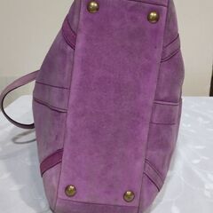 値下げしました❢　コーチバッグ👜　パープルの画像