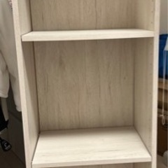 【無料】ニトリ 本棚 カラーボックス Nクリック ボックス レギュラー3段(ホワイトウォッシュ)の画像