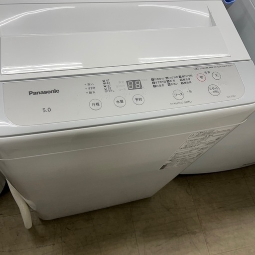 J3119 ★値下げしました★　高年式！美品！★6ヶ月保証付★ パナソニック Panasonic Fシリーズ NA-F5B1 5kg洗濯機 2023年製 クリーニング済み